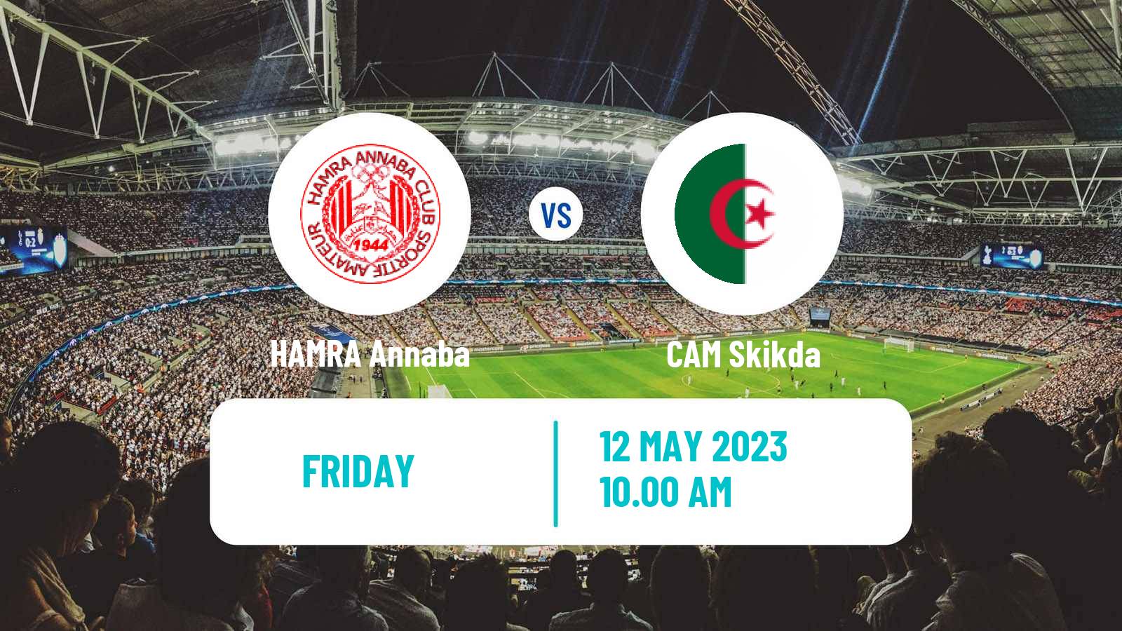 Soccer Algerian Ligue 2 HAMRA Annaba - Skikda