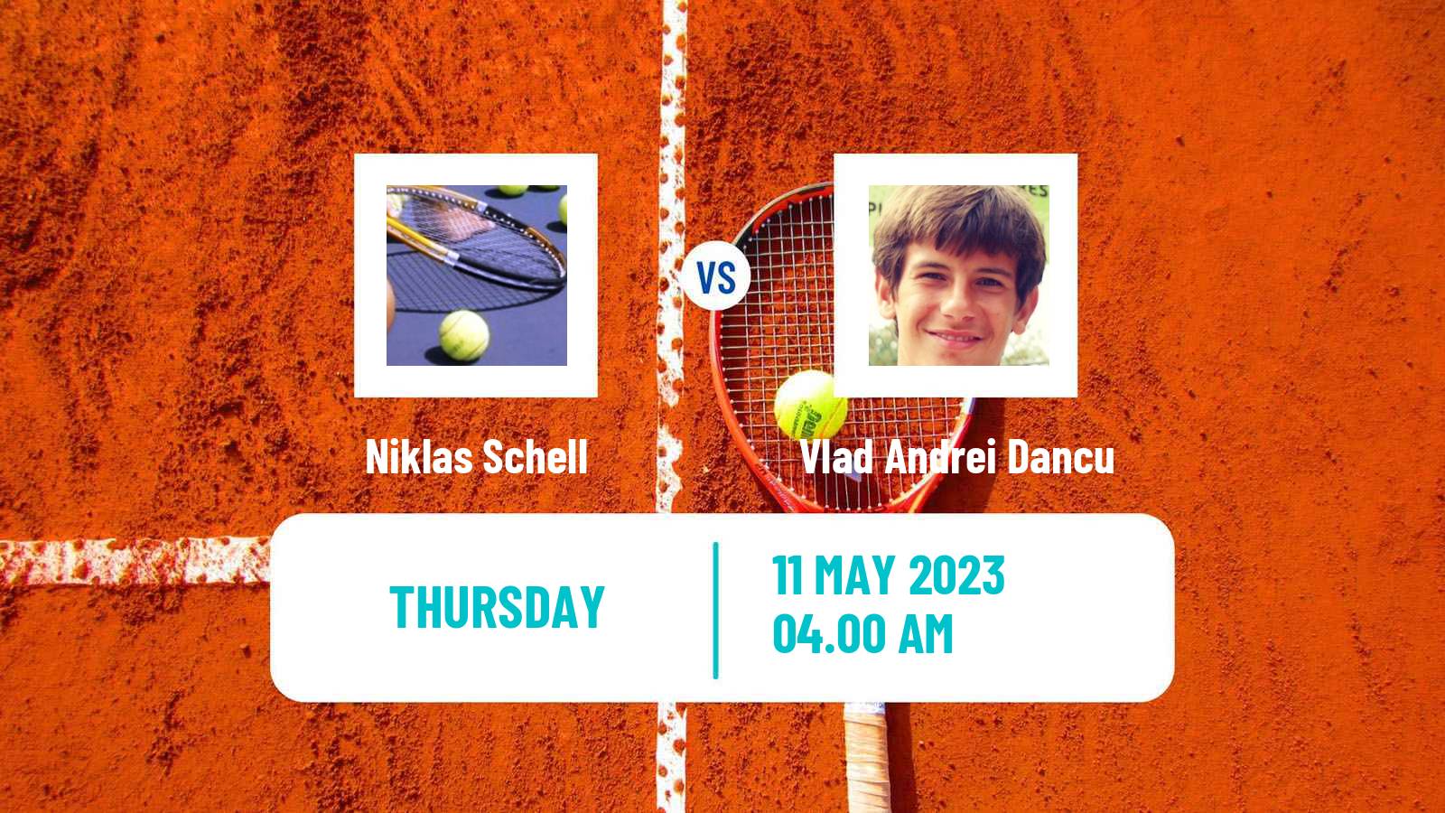 Tennis ITF Tournaments Niklas Schell - Vlad Andrei Dancu