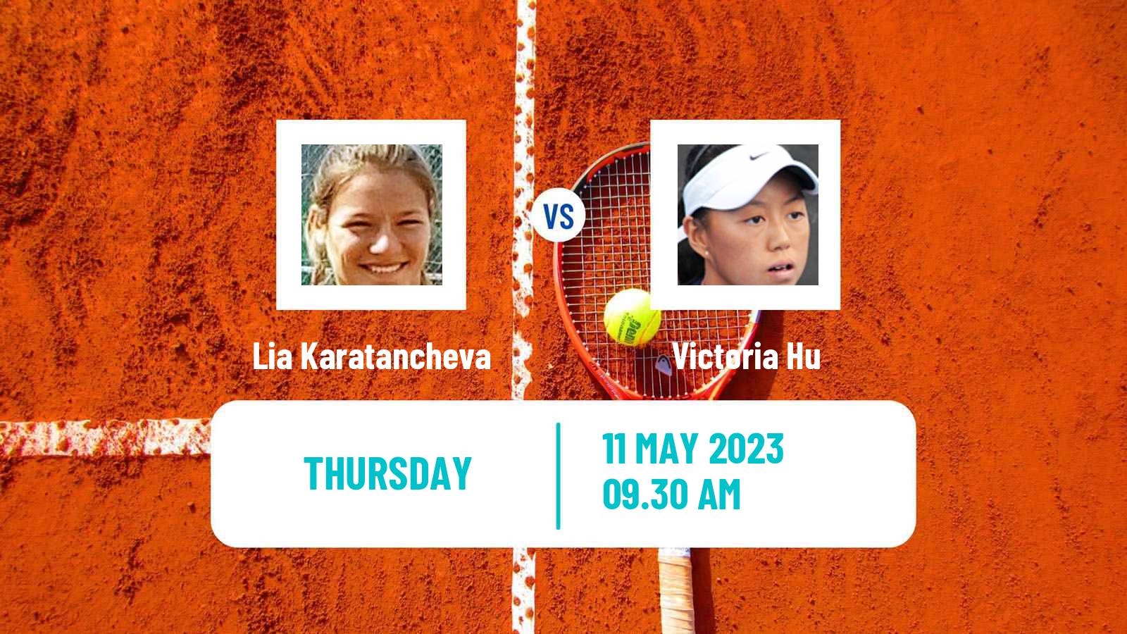 Tennis ITF Tournaments Lia Karatancheva - Victoria Hu