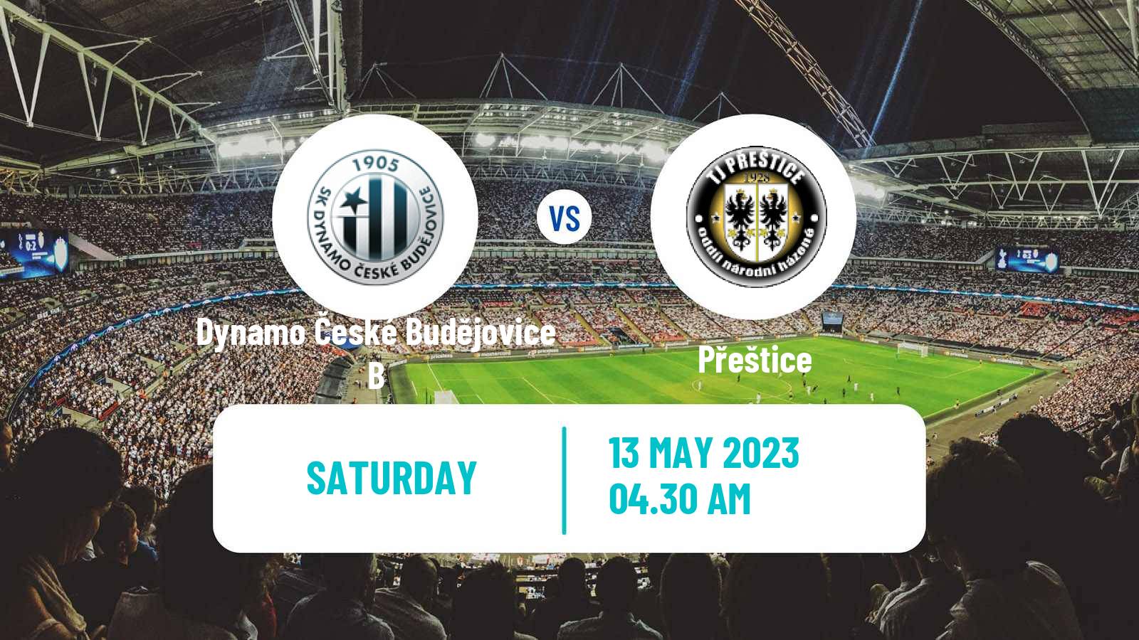 Soccer Czech CFL Group A Dynamo České Budějovice B - Přeštice