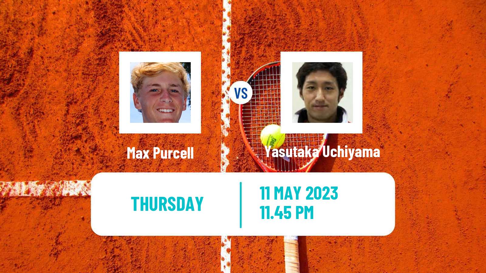 Tennis ATP Challenger Max Purcell - Yasutaka Uchiyama