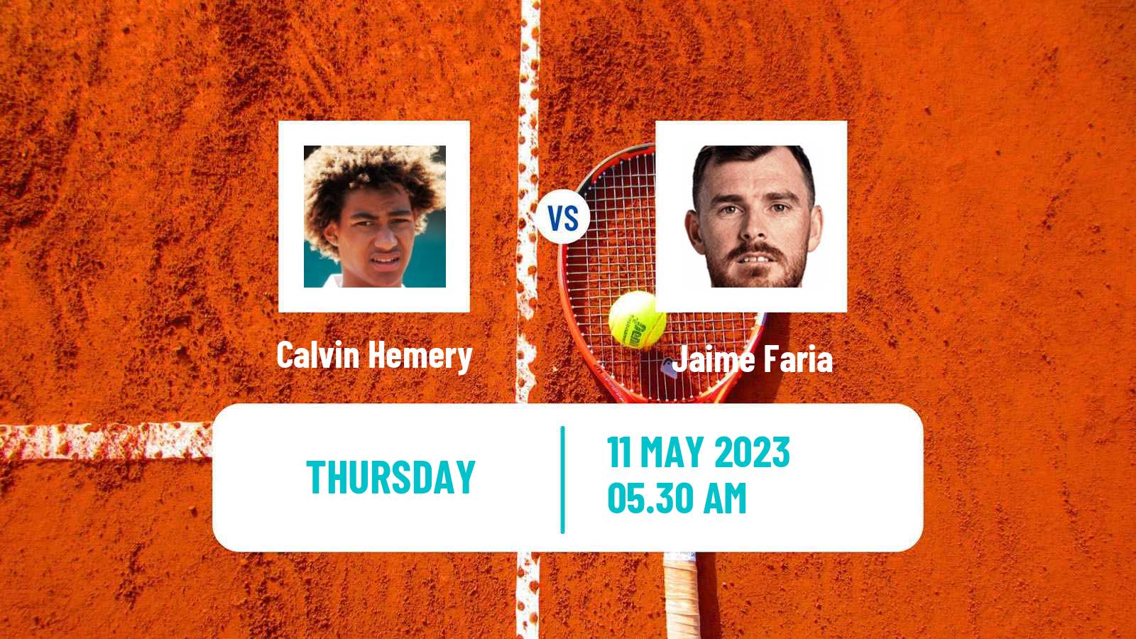 Tennis ITF Tournaments Calvin Hemery - Jaime Faria