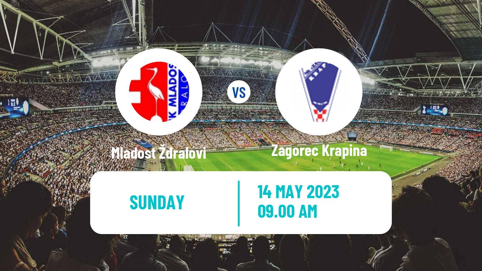 Soccer Croatian Druga NL Mladost Ždralovi - Zagorec Krapina