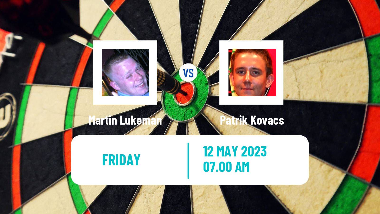 Darts Darts Martin Lukeman - Patrik Kovacs