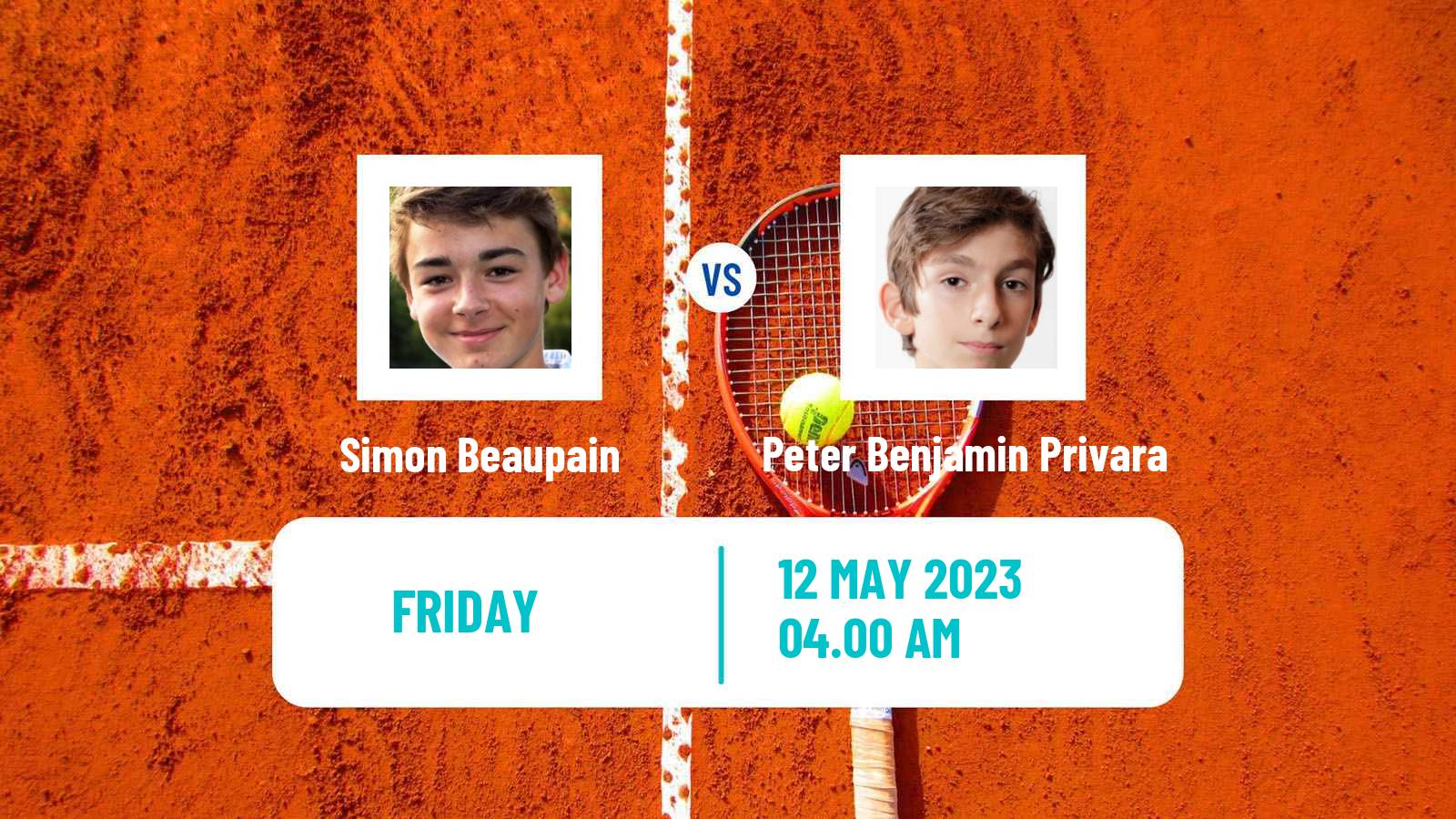 Tennis ITF Tournaments Simon Beaupain - Peter Benjamin Privara