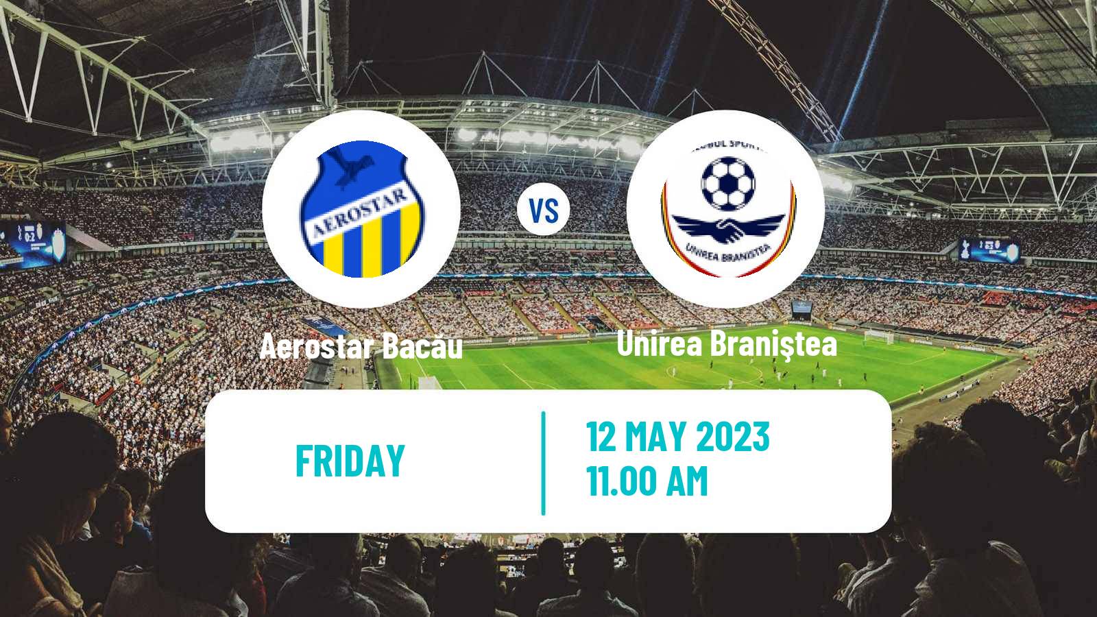 Soccer Romanian Liga 3 - Seria 2 Aerostar Bacău - Unirea Braniştea