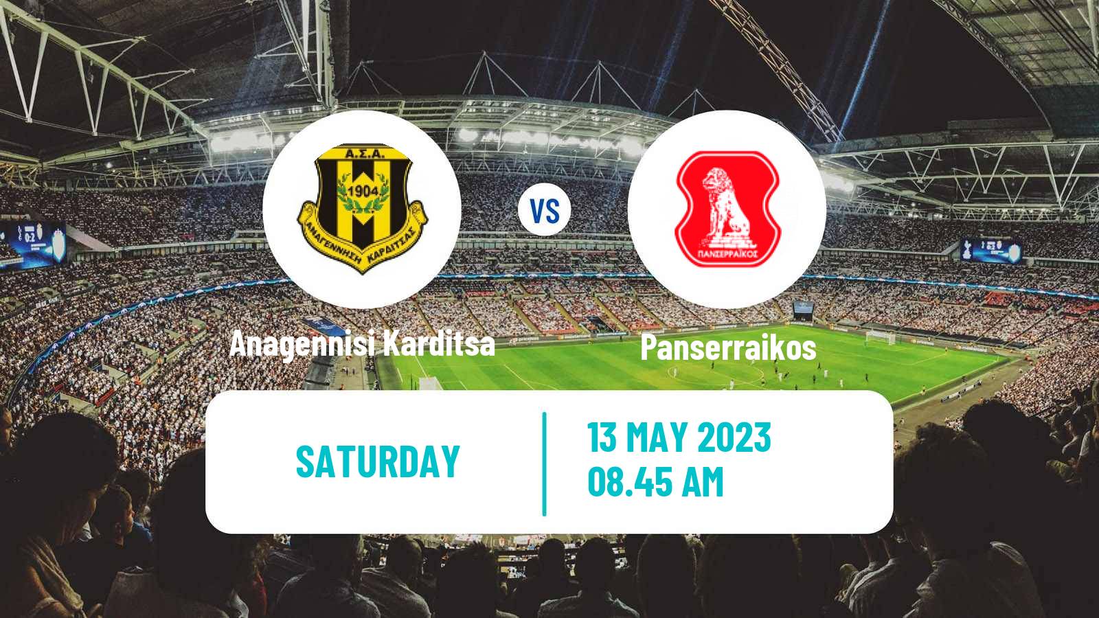 Soccer Greek Super League 2 Anagennisi Karditsa - Panserraikos