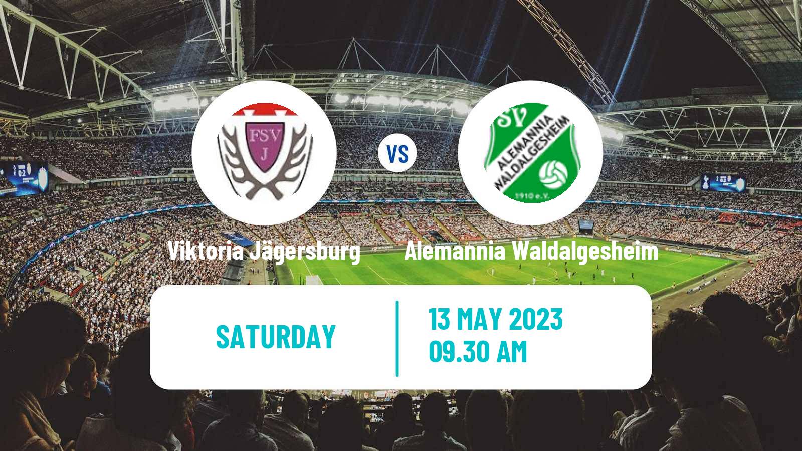 Soccer German Oberliga Rheinland-Pfalz/Saar Viktoria Jägersburg - Alemannia Waldalgesheim