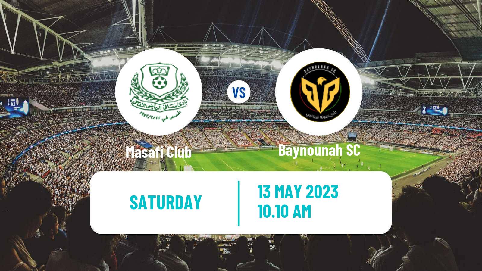 Soccer UAE Division 1 Masafi - Baynounah