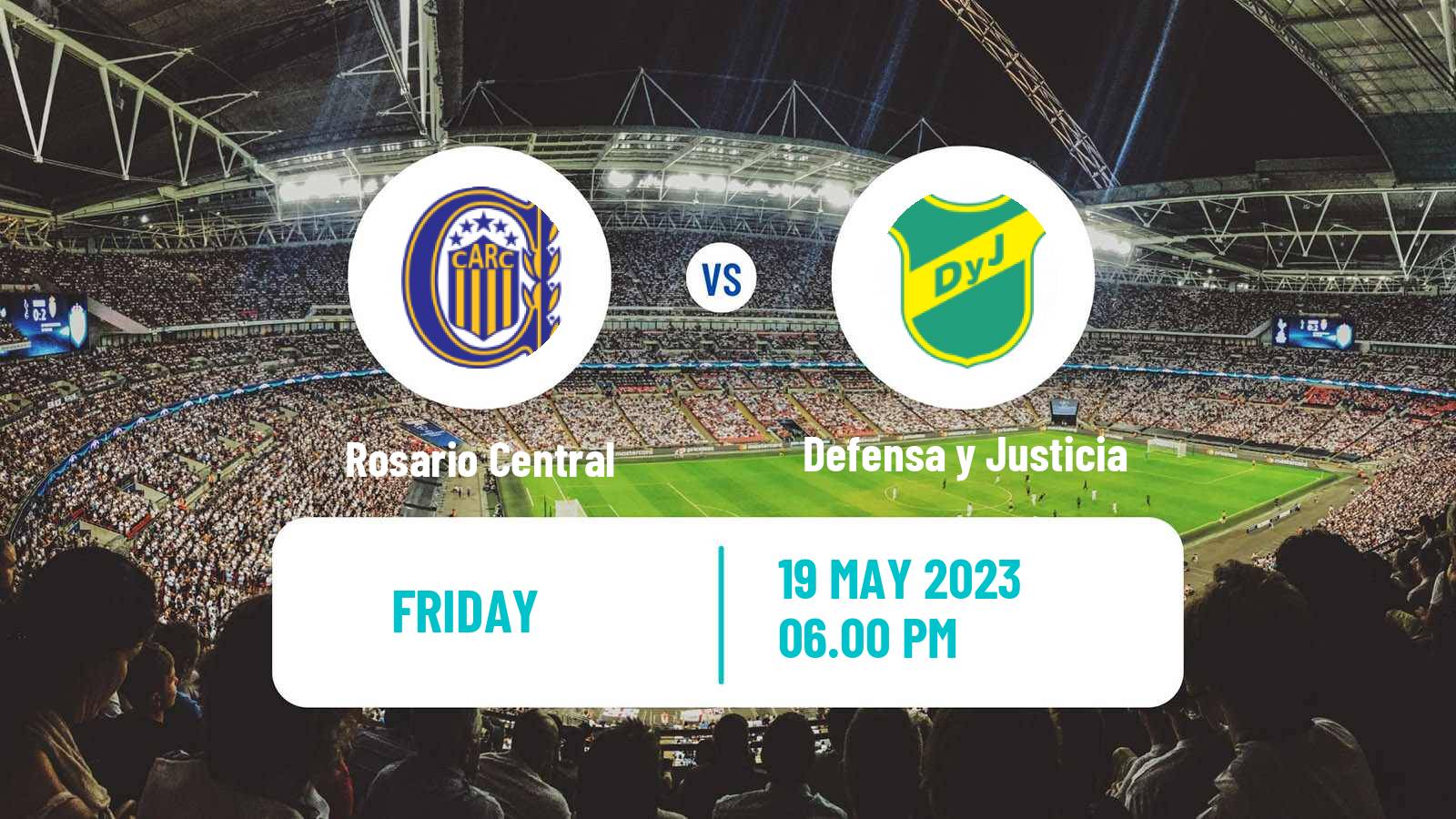 Soccer Argentinian Liga Profesional Rosario Central - Defensa y Justicia