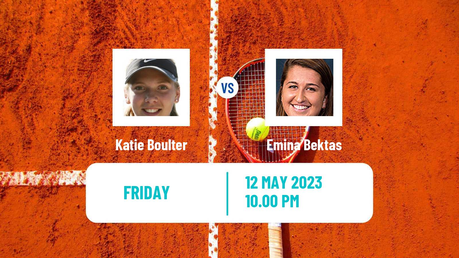 Tennis ITF Tournaments Katie Boulter - Emina Bektas