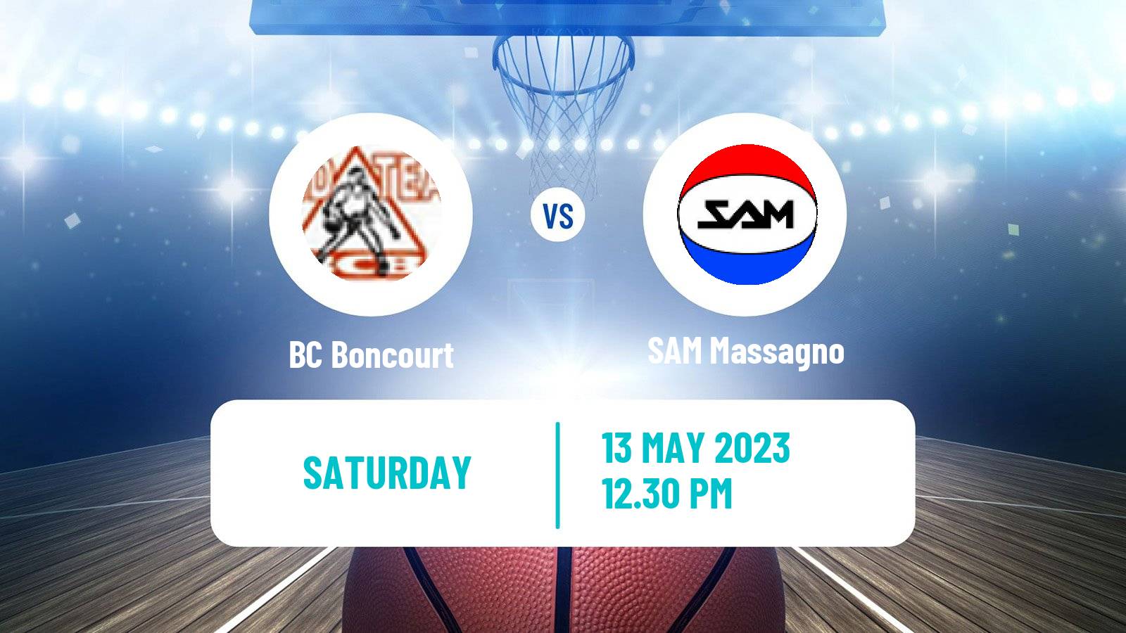 Basketball Swiss SB League Basketball Boncourt - SAM Massagno