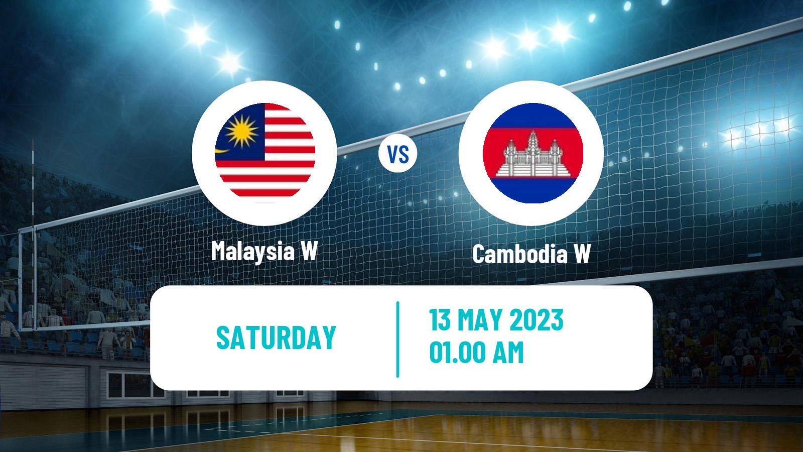 Volleyball Southeast Asian Games Volleyball Women Malaysia W - Cambodia W