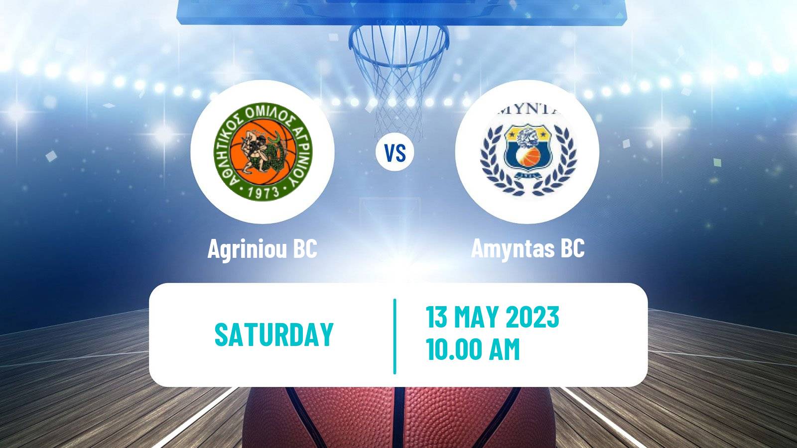 Basketball Greek Elite League Basketball Agriniou - Amyntas