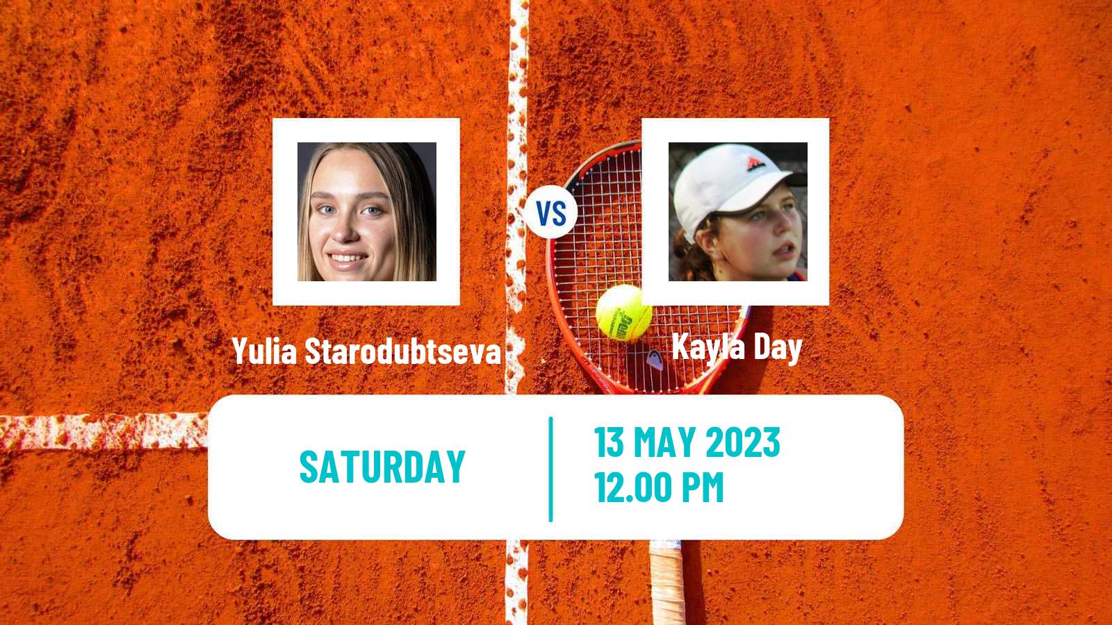 Tennis ITF Tournaments Yulia Starodubtseva - Kayla Day