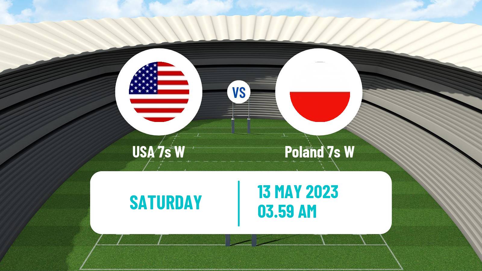 Rugby union Sevens World Series Women - France USA 7s W - Poland 7s W