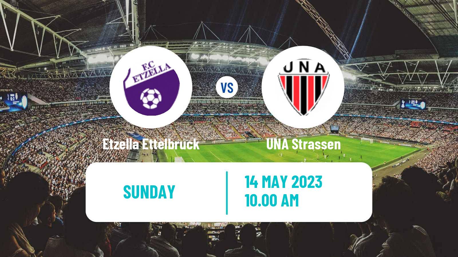 Soccer Luxembourg National Division Etzella Ettelbruck - UNA Strassen