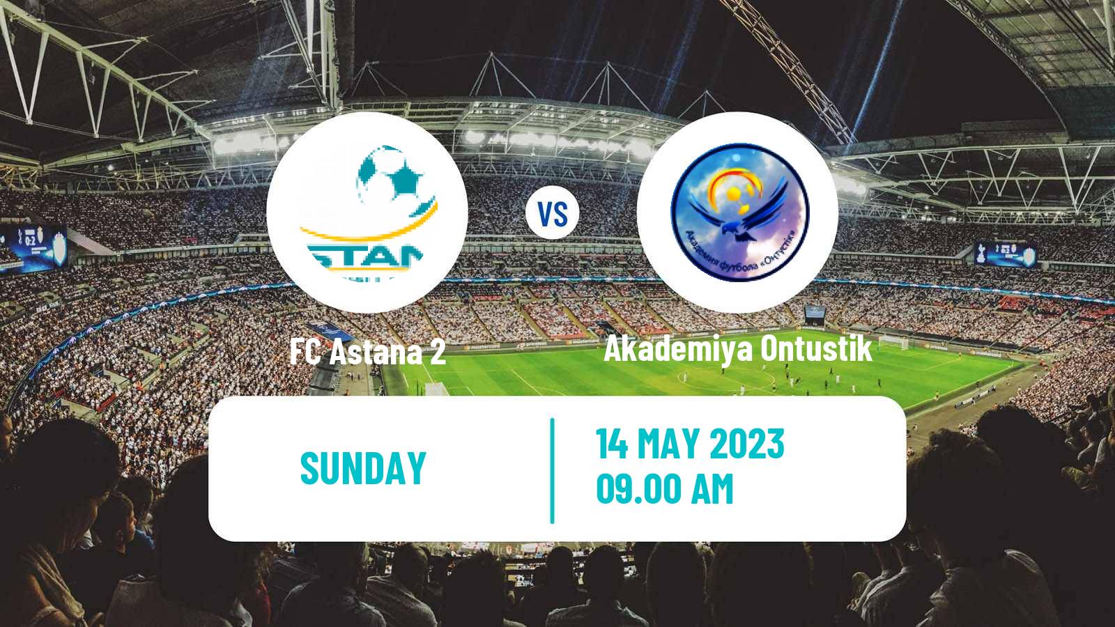 Soccer Kazakh First Division Astana 2 - Akademiya Ontustik