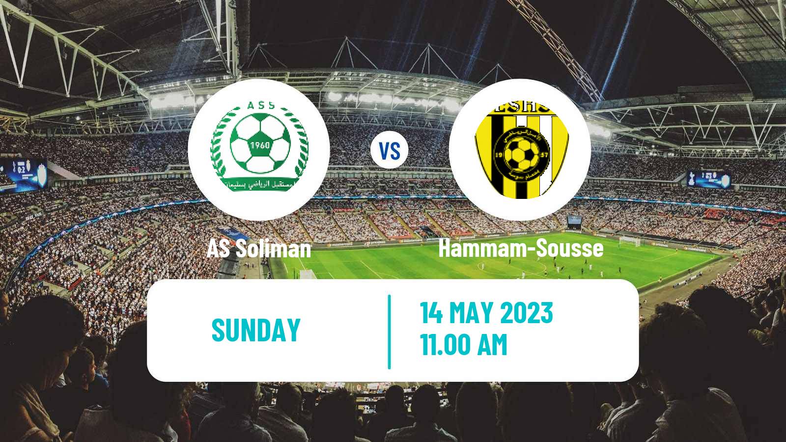 Soccer Tunisian Ligue Professionnelle 1 Soliman - Hammam-Sousse