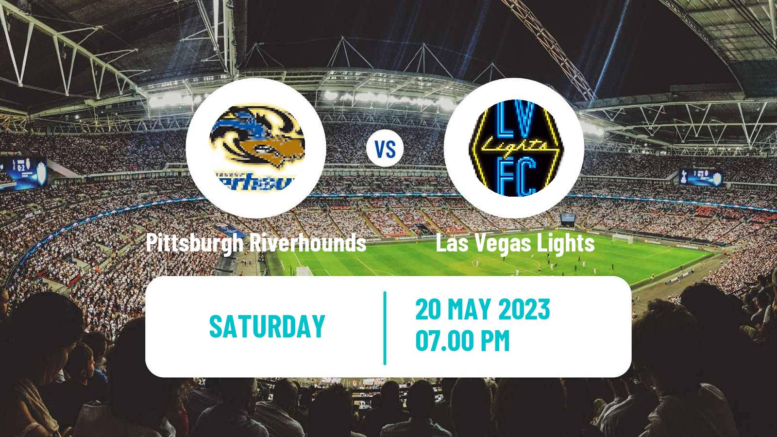 Soccer USL Championship Pittsburgh Riverhounds - Las Vegas Lights