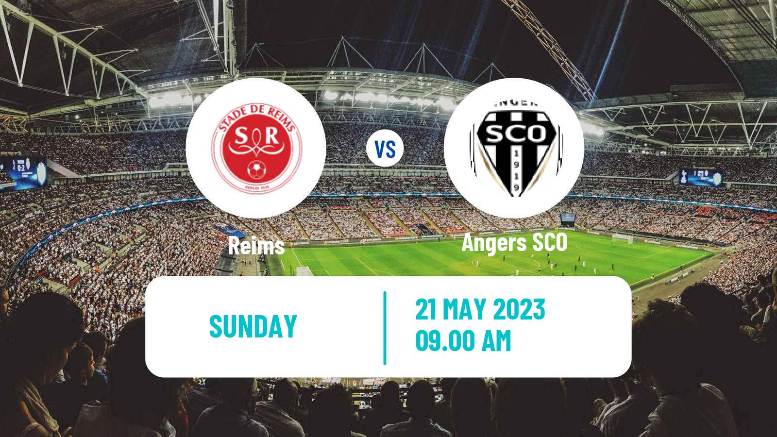 Soccer French Ligue 1 Reims - Angers