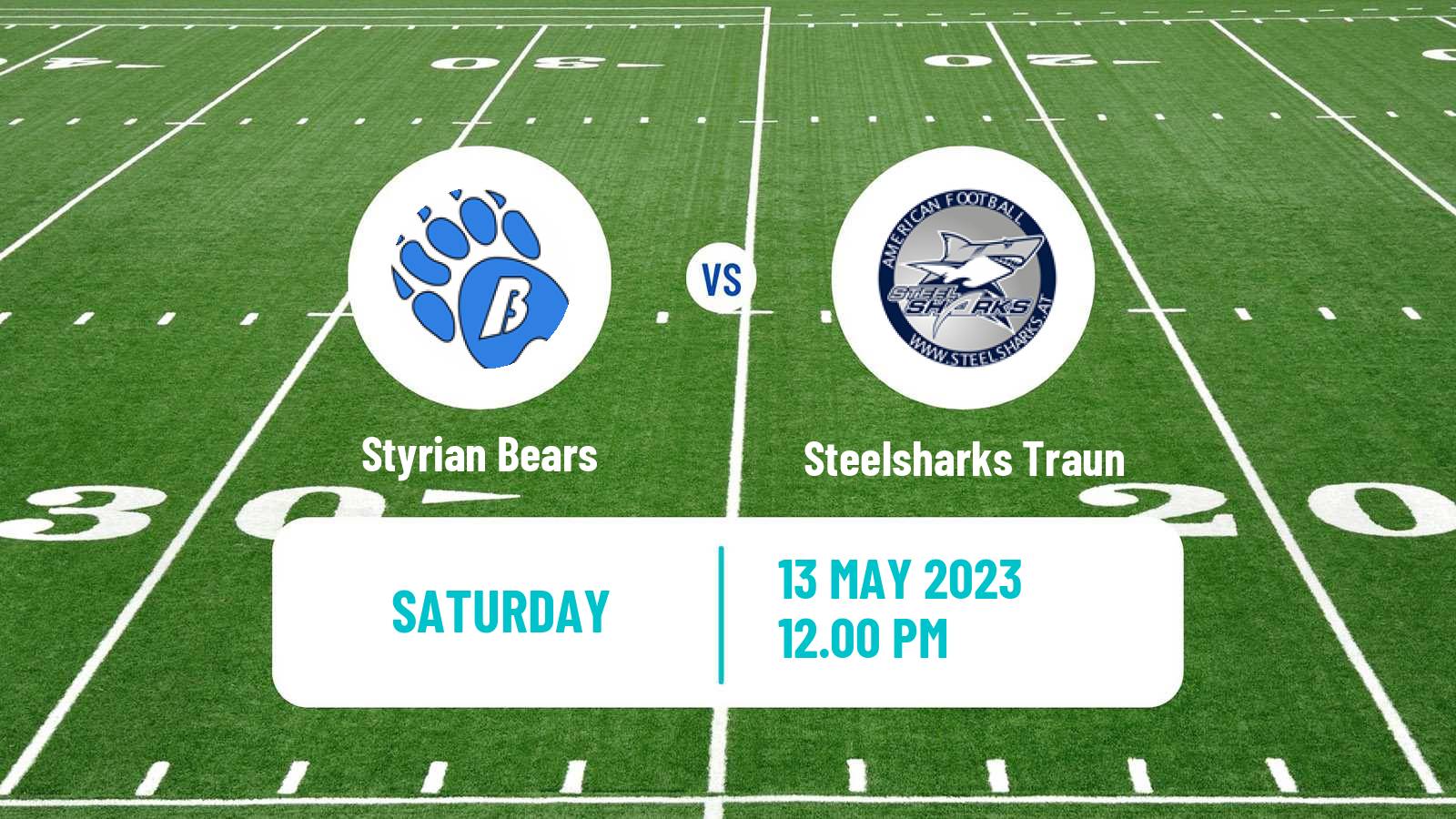 American football Austrian Football League Styrian Bears - Steelsharks Traun