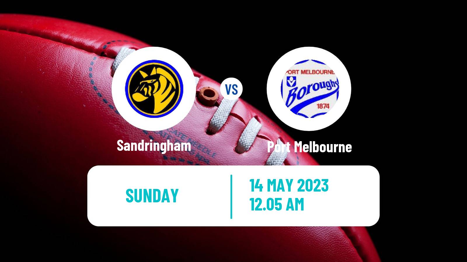 Aussie rules VFL Sandringham - Port Melbourne