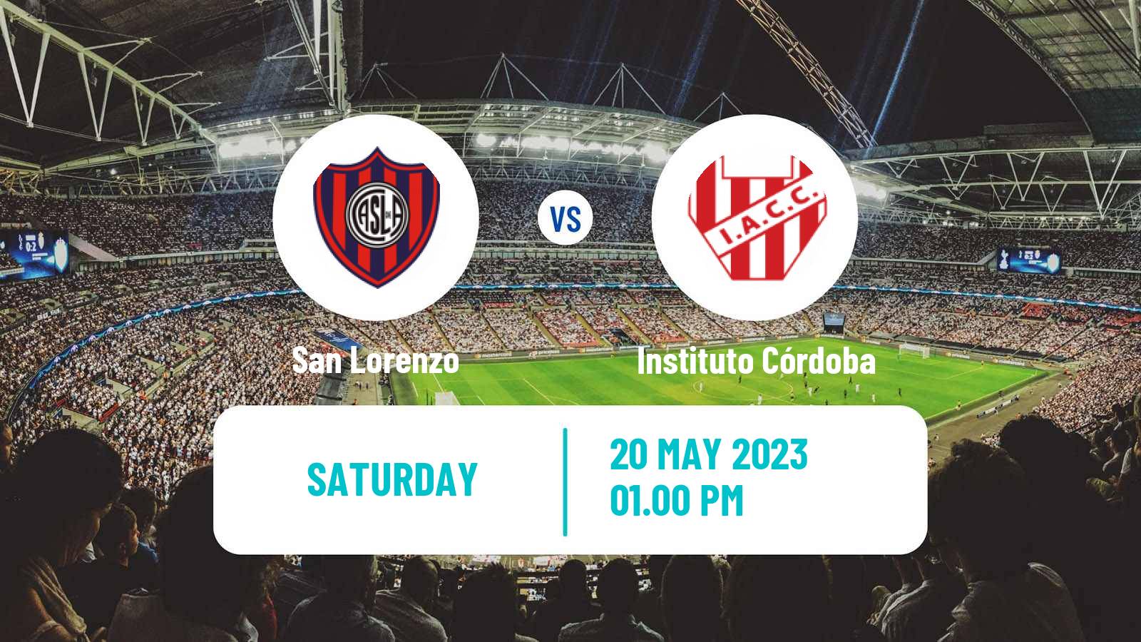 Soccer Argentinian Liga Profesional San Lorenzo - Instituto Córdoba
