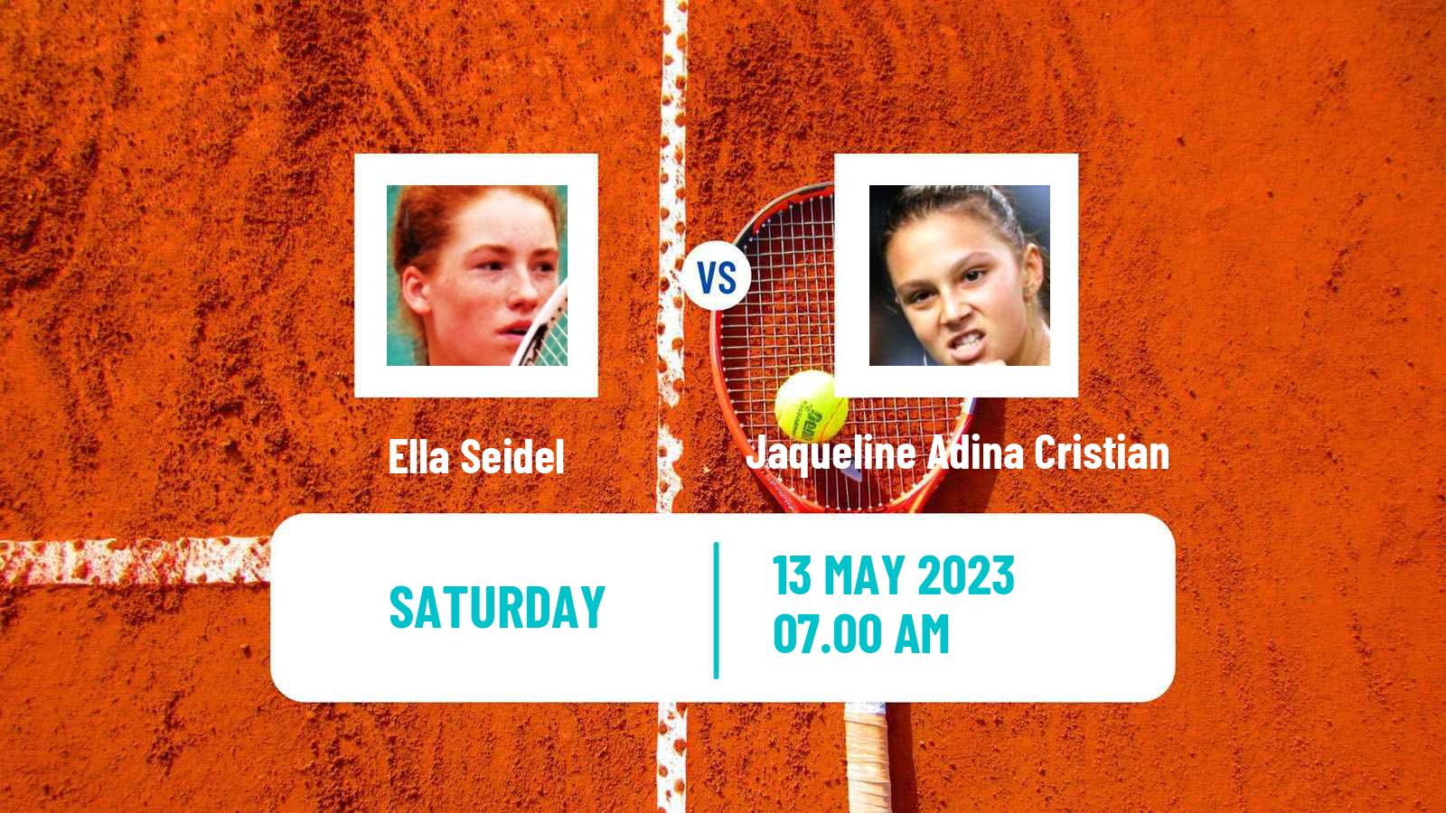 Tennis ITF Tournaments Ella Seidel - Jaqueline Adina Cristian