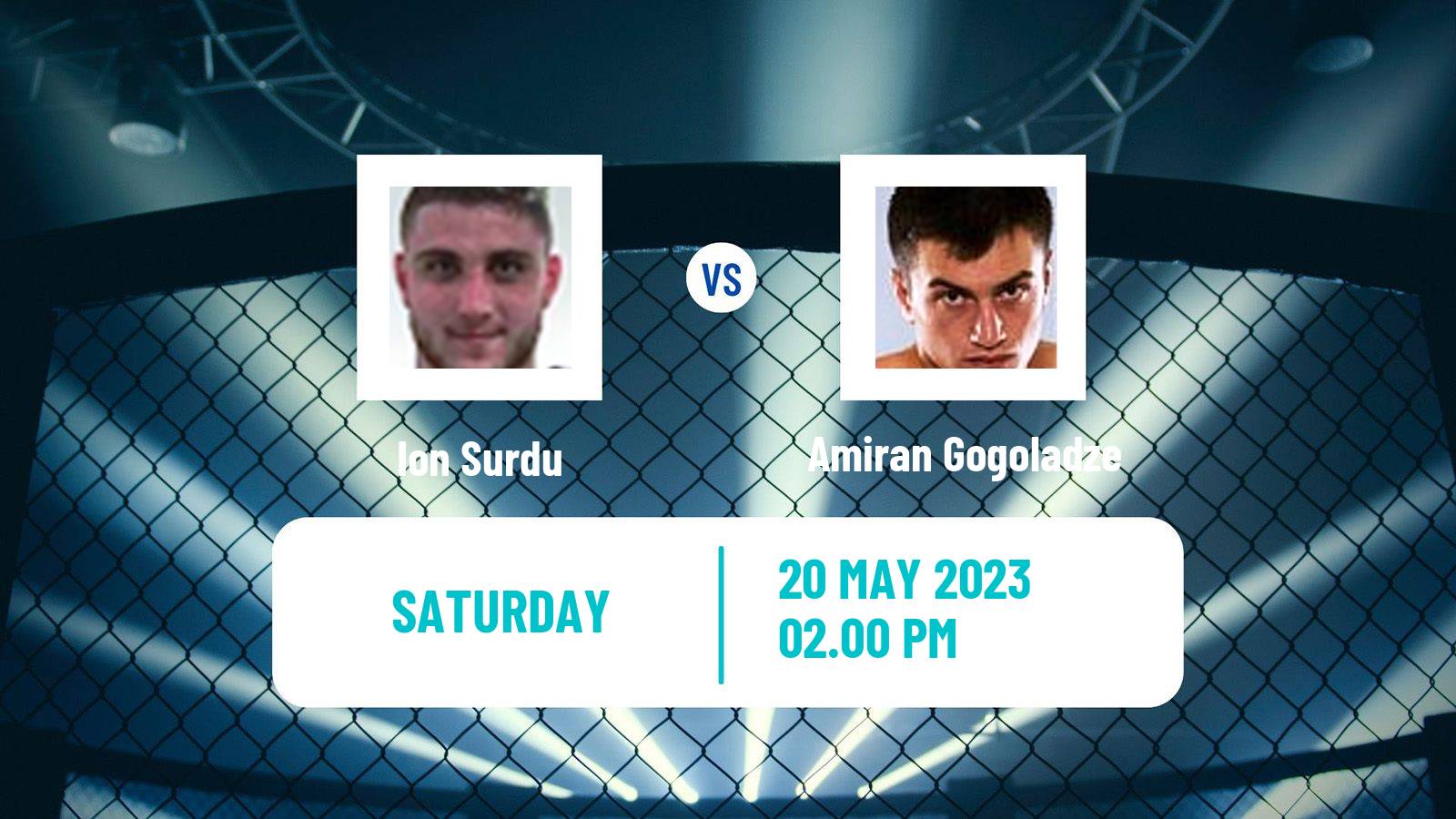 MMA Welterweight Oktagon Men Ion Surdu - Amiran Gogoladze