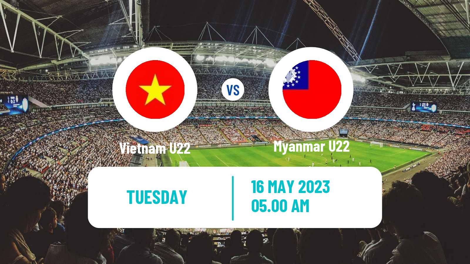 Soccer Southeast Asian Games Vietnam U22 - Myanmar U22