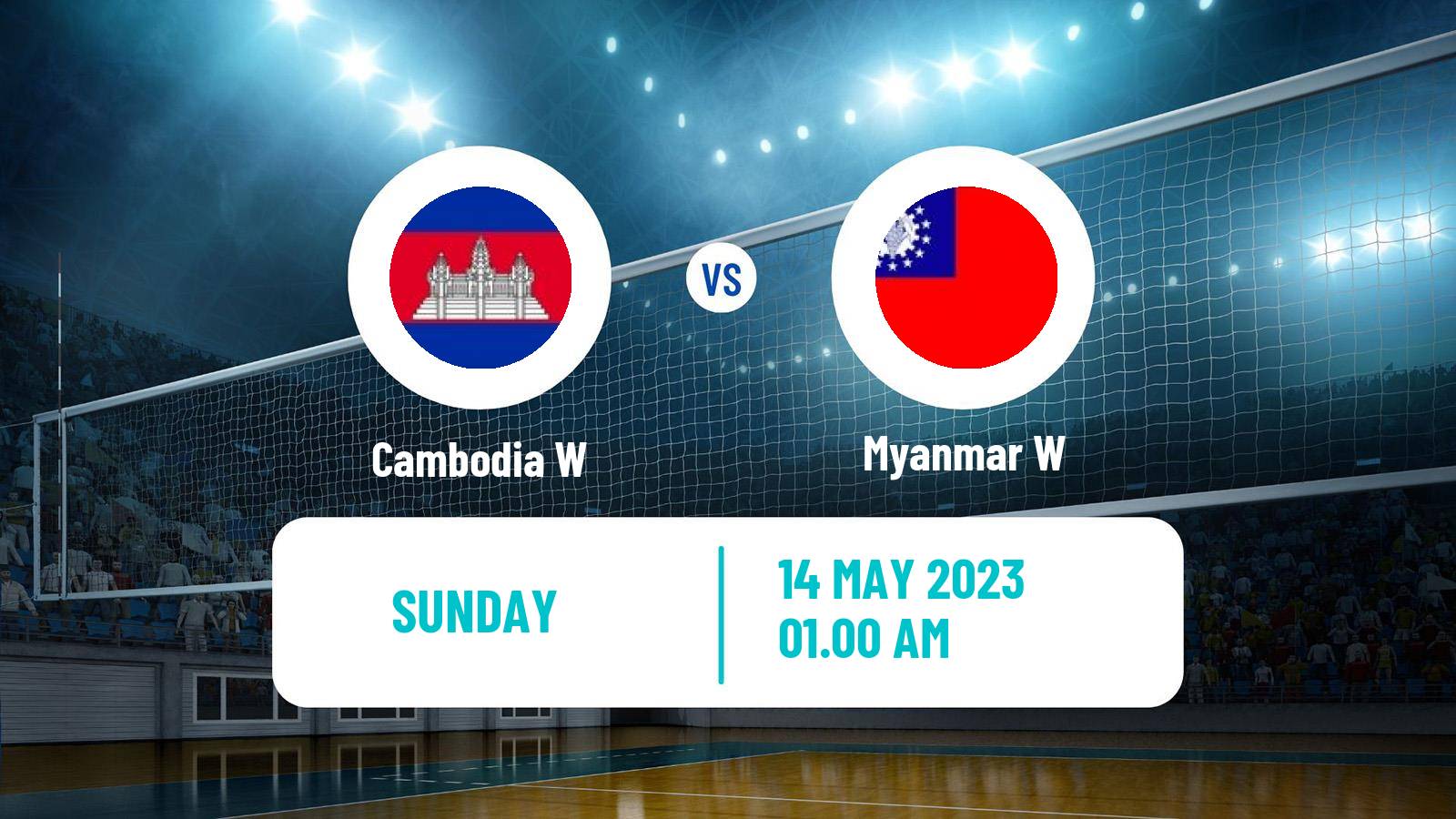Volleyball Southeast Asian Games Volleyball Women Cambodia W - Myanmar W