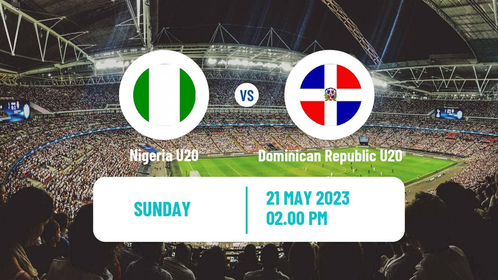 Soccer FIFA World Cup U20 Nigeria U20 - Dominican Republic U20