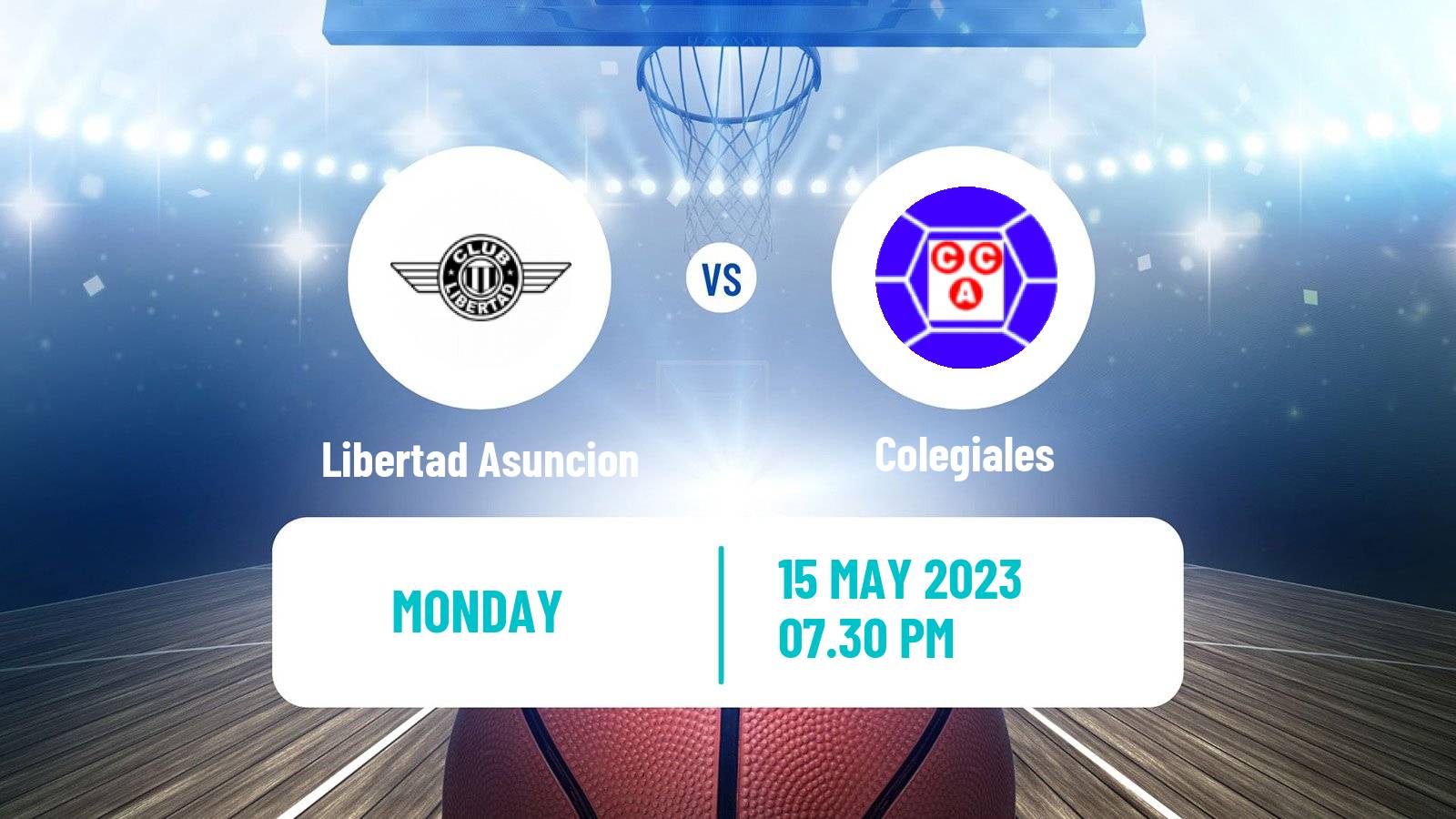 Basketball Paraguayan LNB Basketball Libertad Asuncion - Colegiales