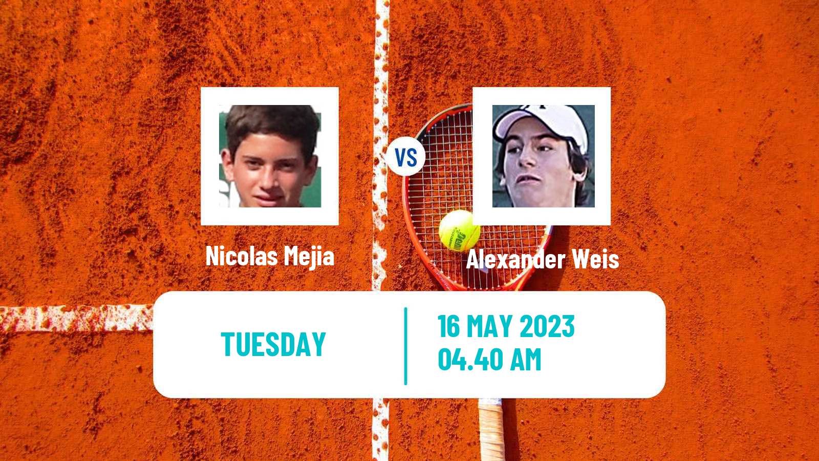 Tennis Tunis Challenger Men Nicolas Mejia - Alexander Weis
