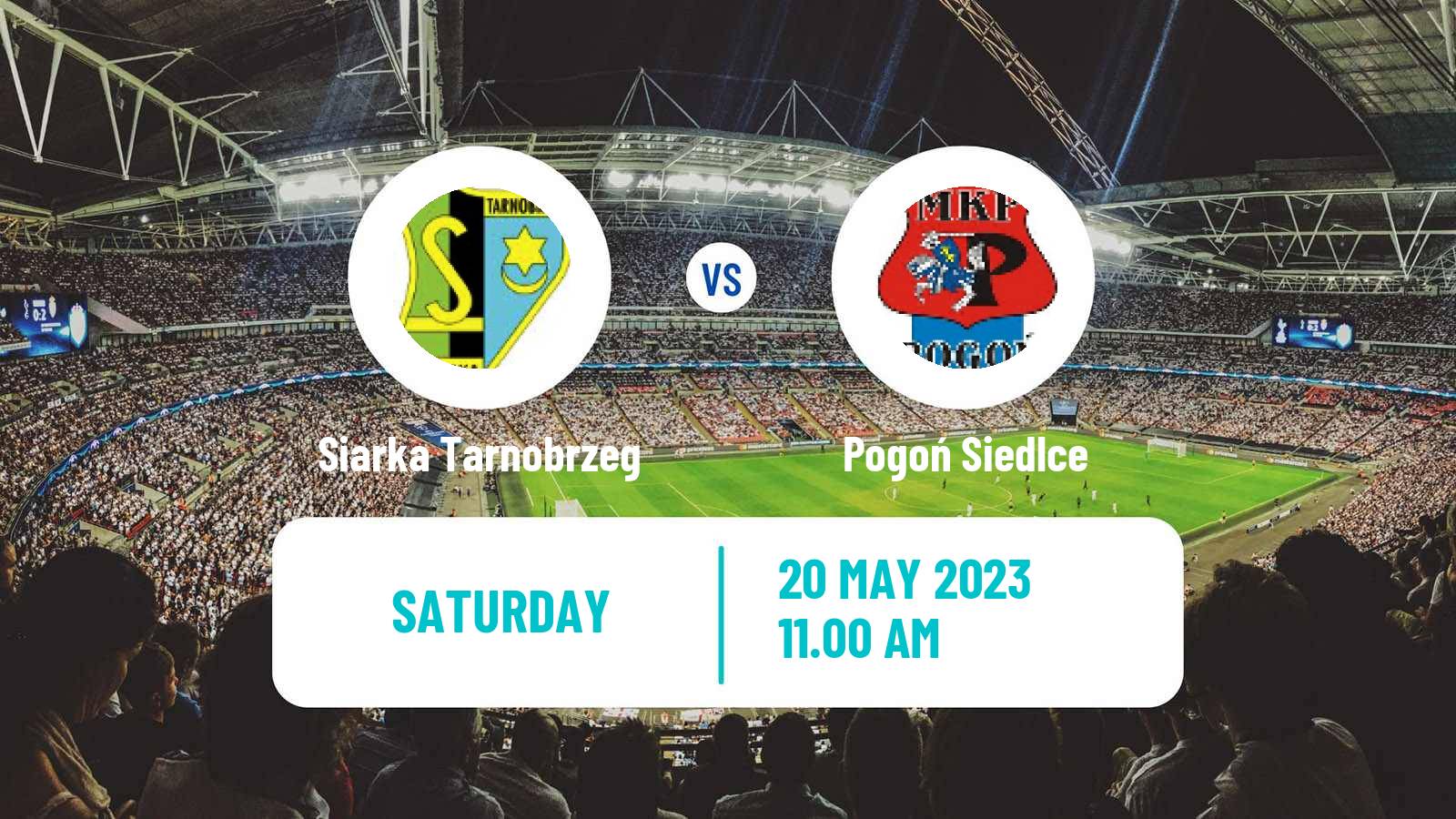 Soccer Polish Division 2 Siarka Tarnobrzeg - Pogoń Siedlce