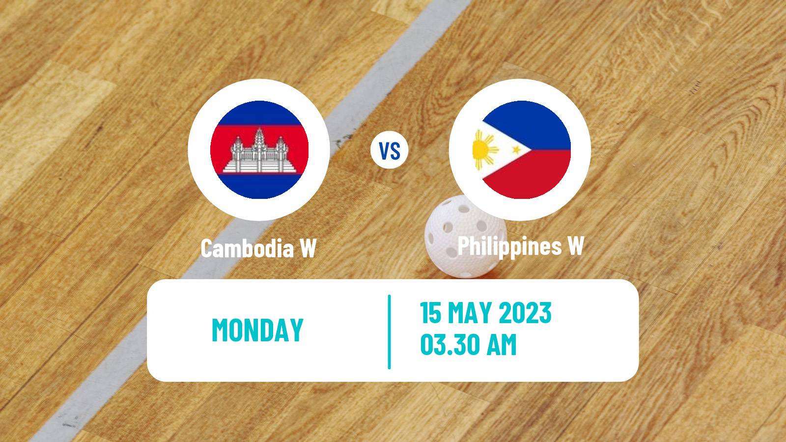 Floorball Southeast Asian Games Floorball Women Cambodia W - Philippines W