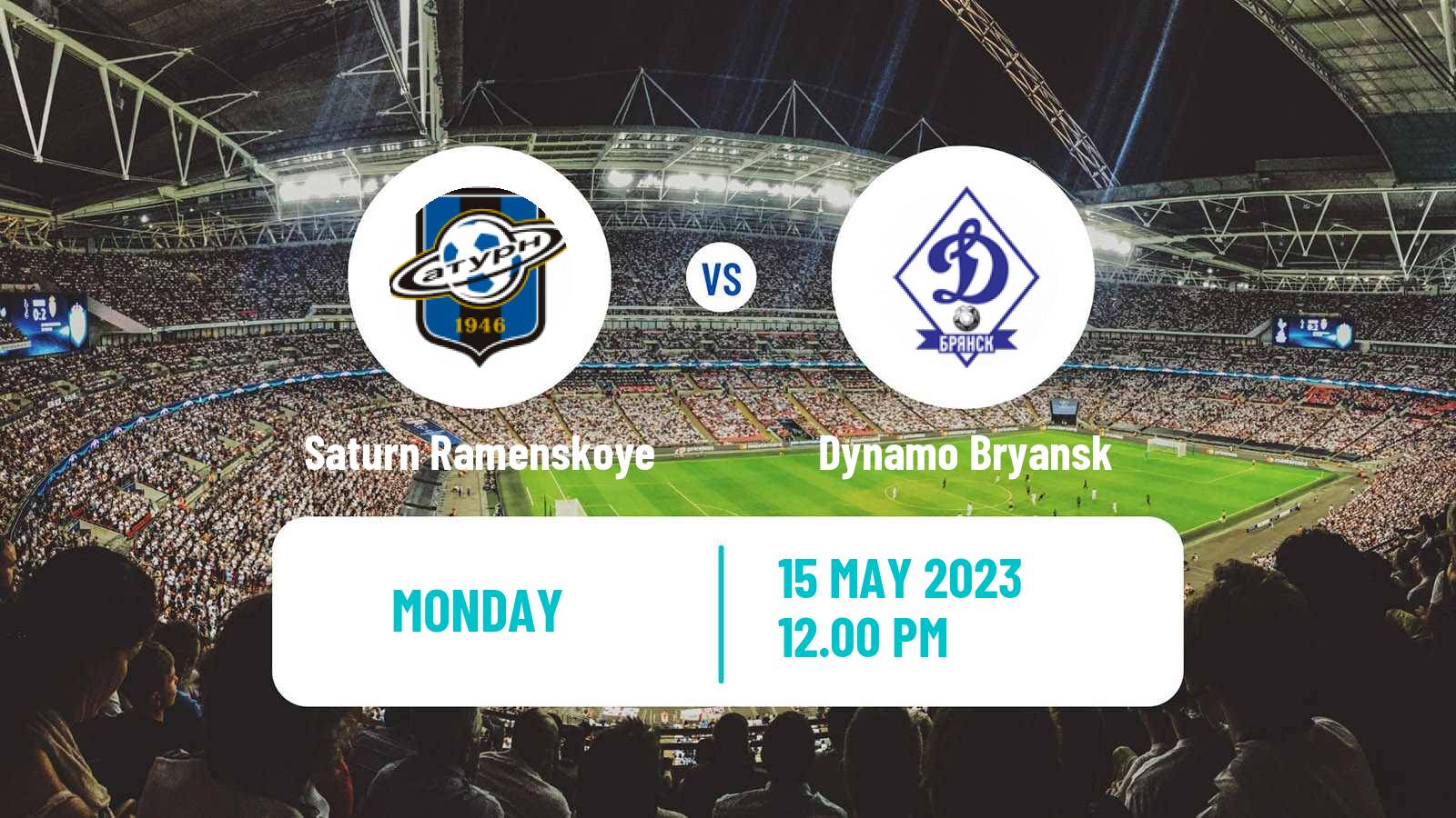 Soccer Russian FNL 2 Group 3 Saturn Ramenskoye - Dynamo Bryansk