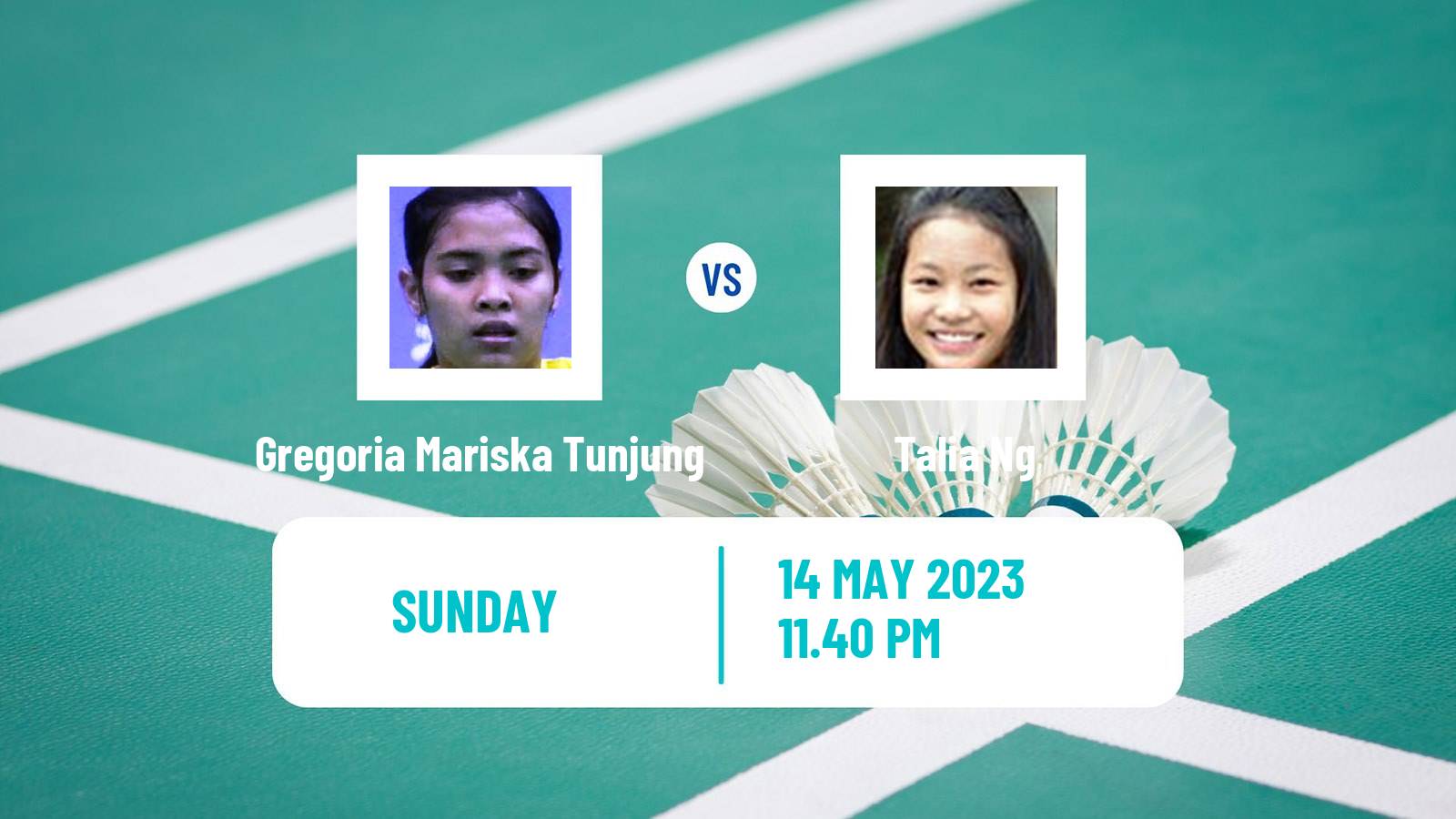 Badminton Badminton Gregoria Mariska Tunjung - Talia Ng