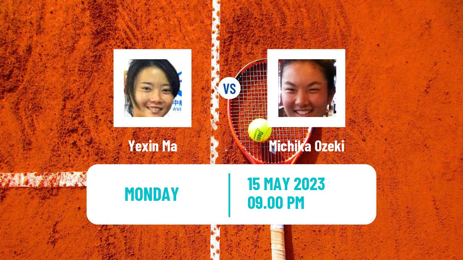 Tennis ITF Tournaments Yexin Ma - Michika Ozeki