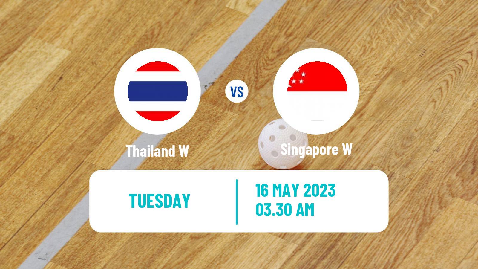 Floorball Southeast Asian Games Floorball Women Thailand W - Singapore W