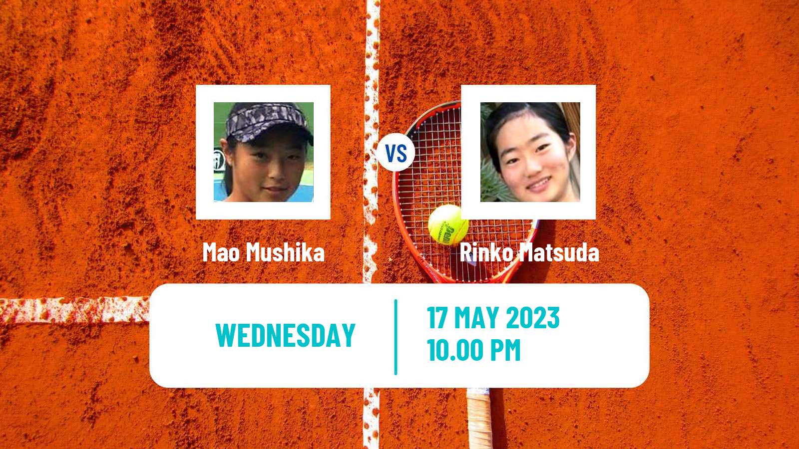 Tennis ITF W60 Kurume Women Mao Mushika - Rinko Matsuda