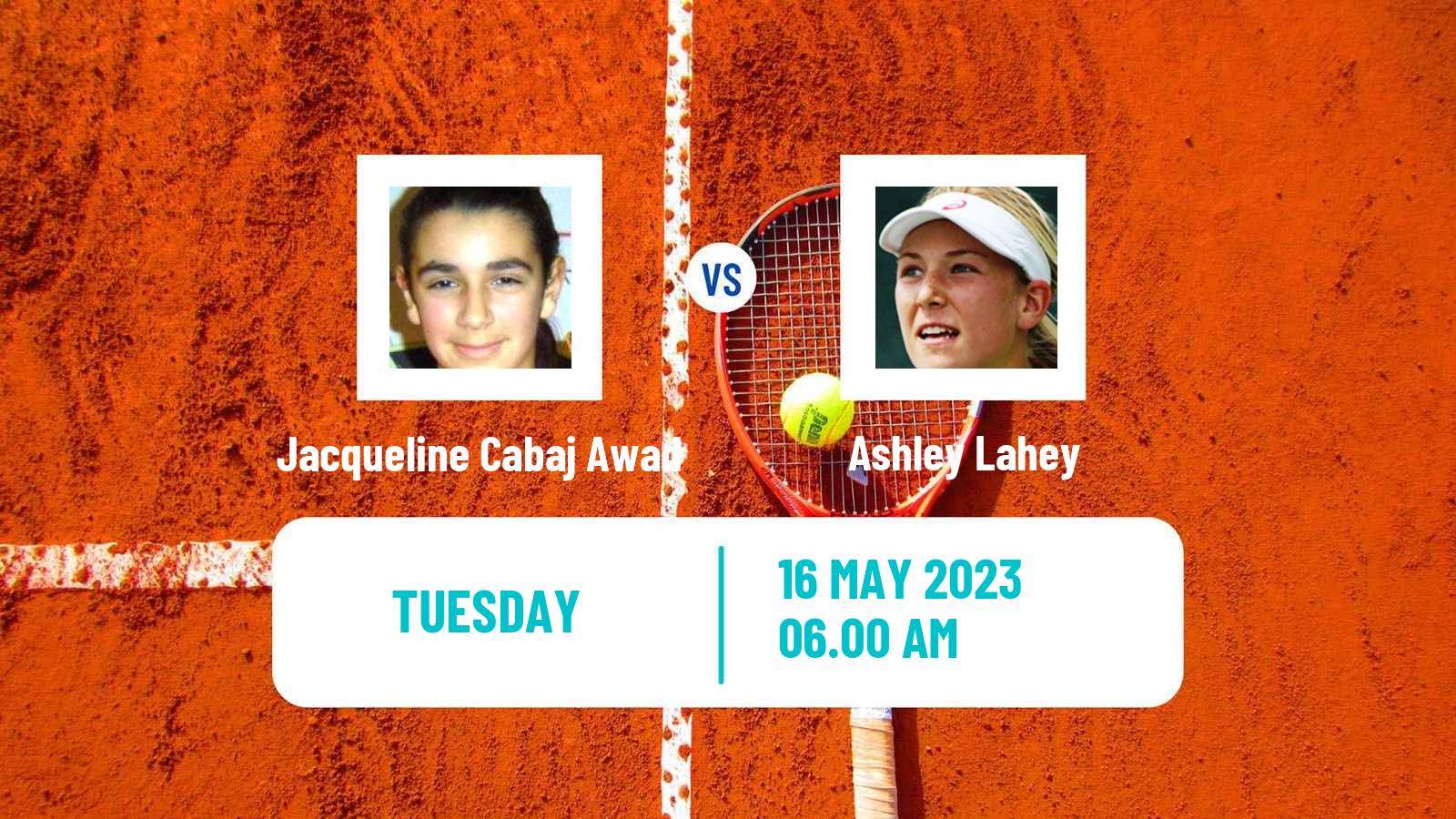 Tennis ITF W25 Monzon Women Jacqueline Cabaj Awad - Ashley Lahey