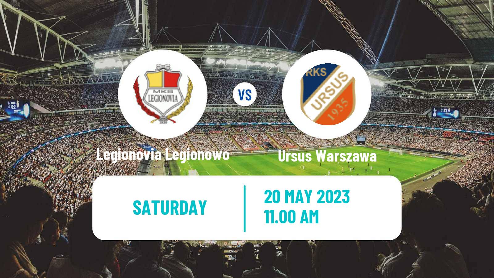 Soccer Polish Division 3 - Group I Legionovia Legionowo - Ursus Warszawa