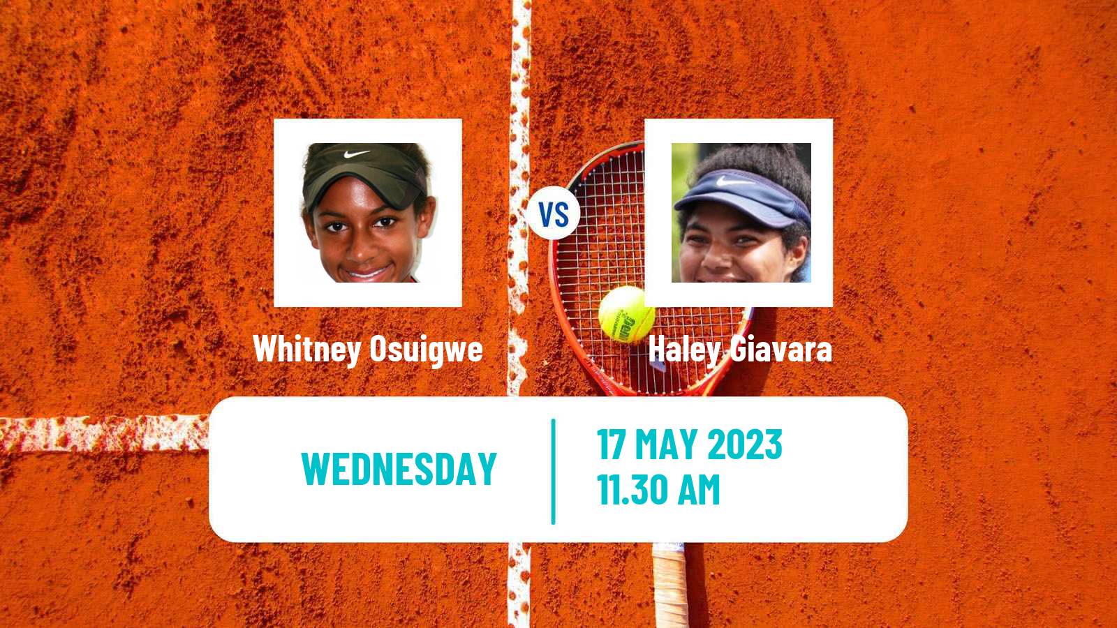 Tennis ITF W60 Pelham Al Women Whitney Osuigwe - Haley Giavara