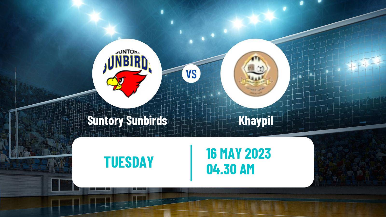 Volleyball Asian Club Championship Volleyball Suntory Sunbirds - Khaypil