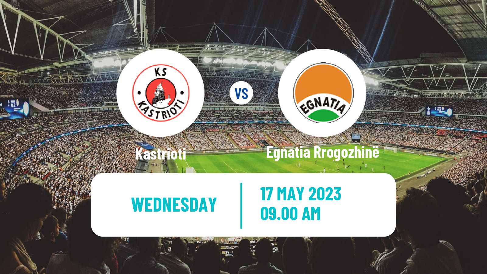 Soccer Albanian Super League Kastrioti - Egnatia Rrogozhinë