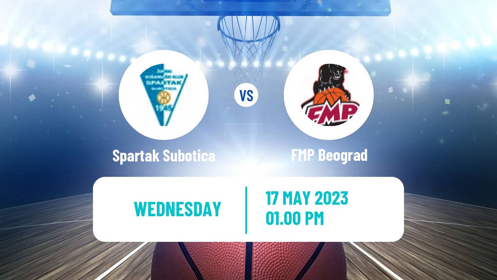 Basketball Serbian Superleague Basketball Spartak Subotica - FMP Beograd
