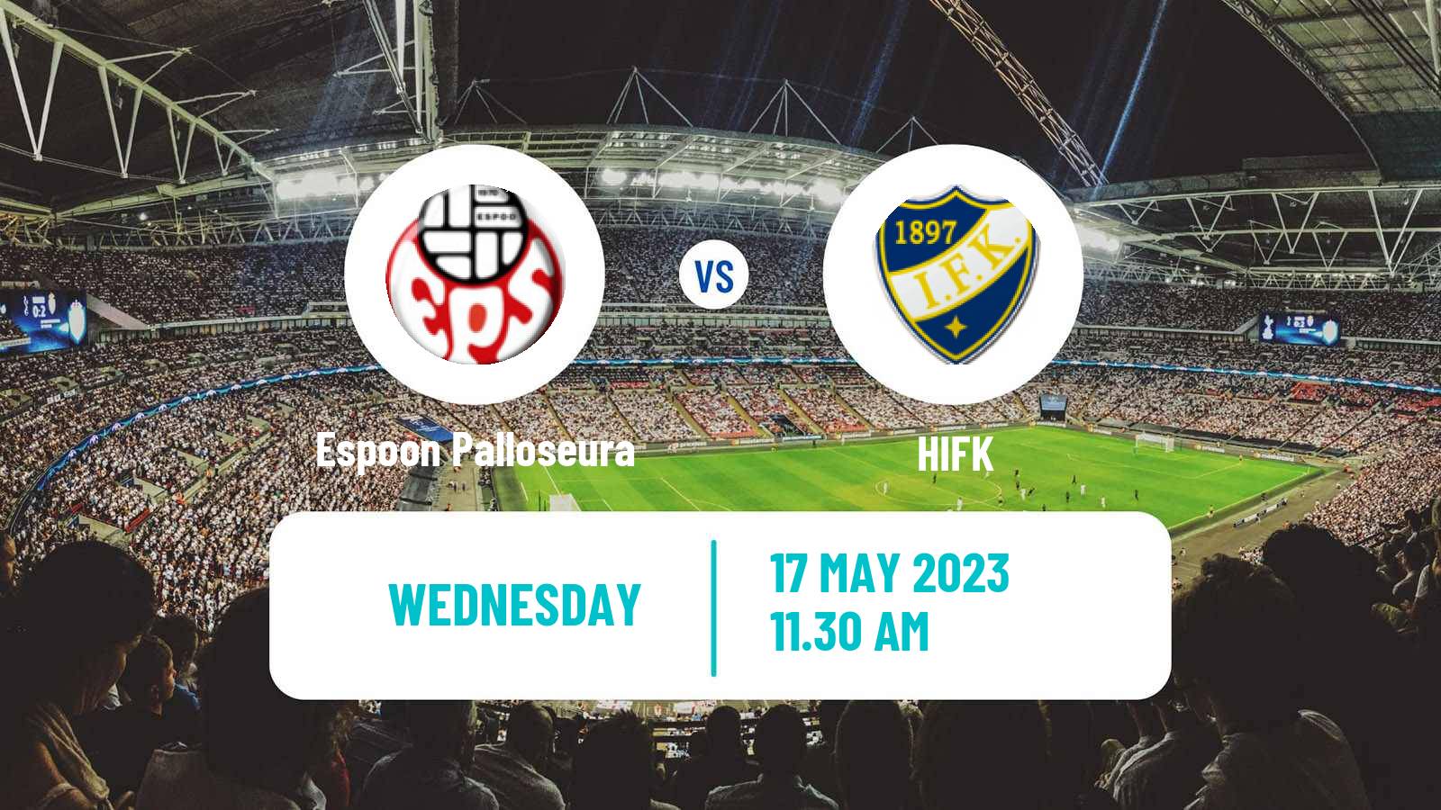 Soccer Finnish Cup Espoon Palloseura - HIFK