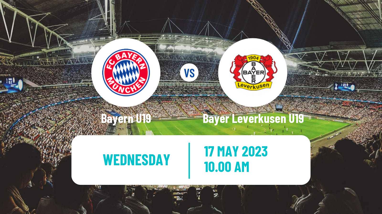 Soccer German Junioren Bundesliga Play Offs Bayern U19 - Bayer Leverkusen U19